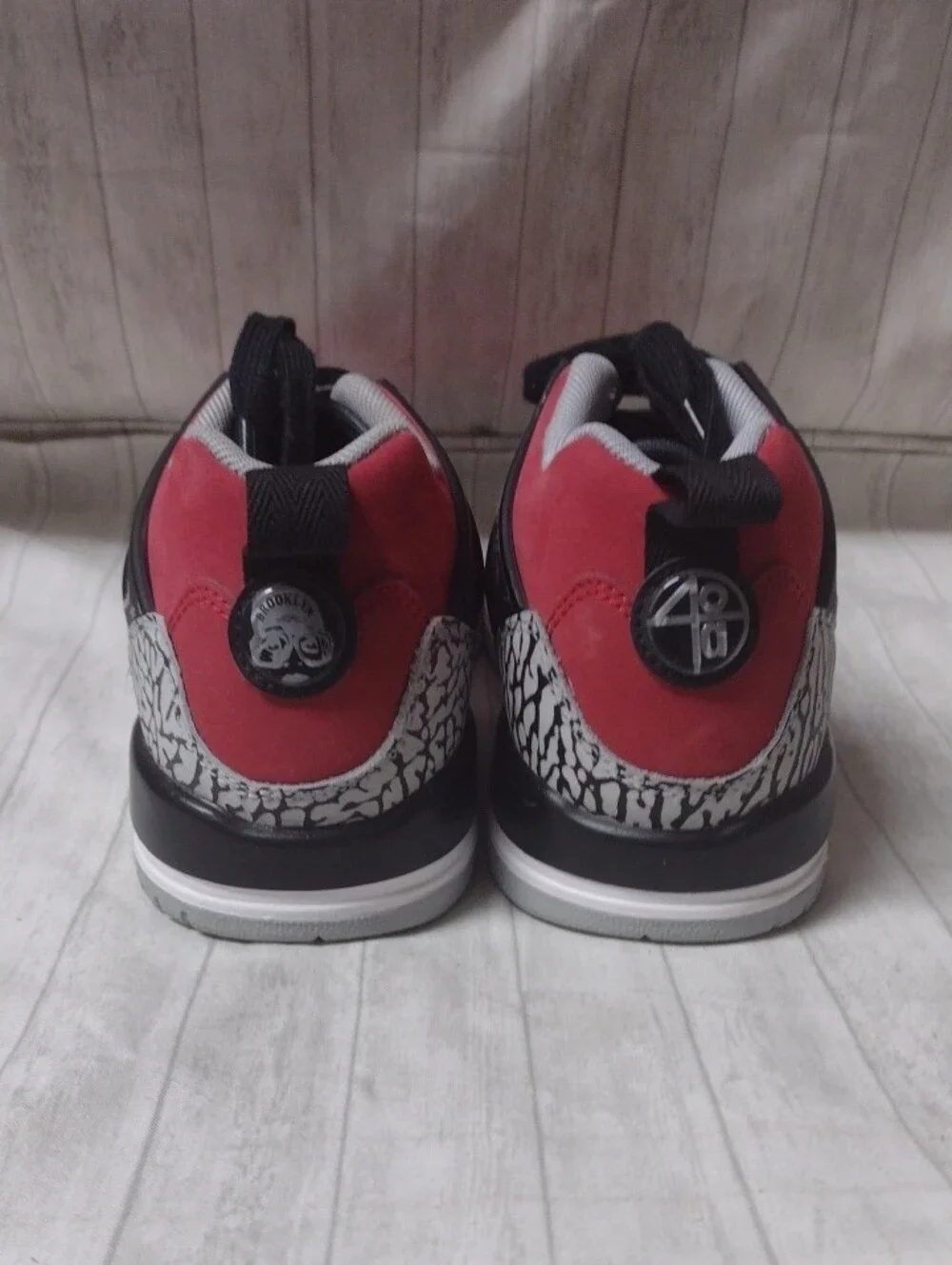 Jordan Boy's Red and Black Athletic Sneakers (J1119)